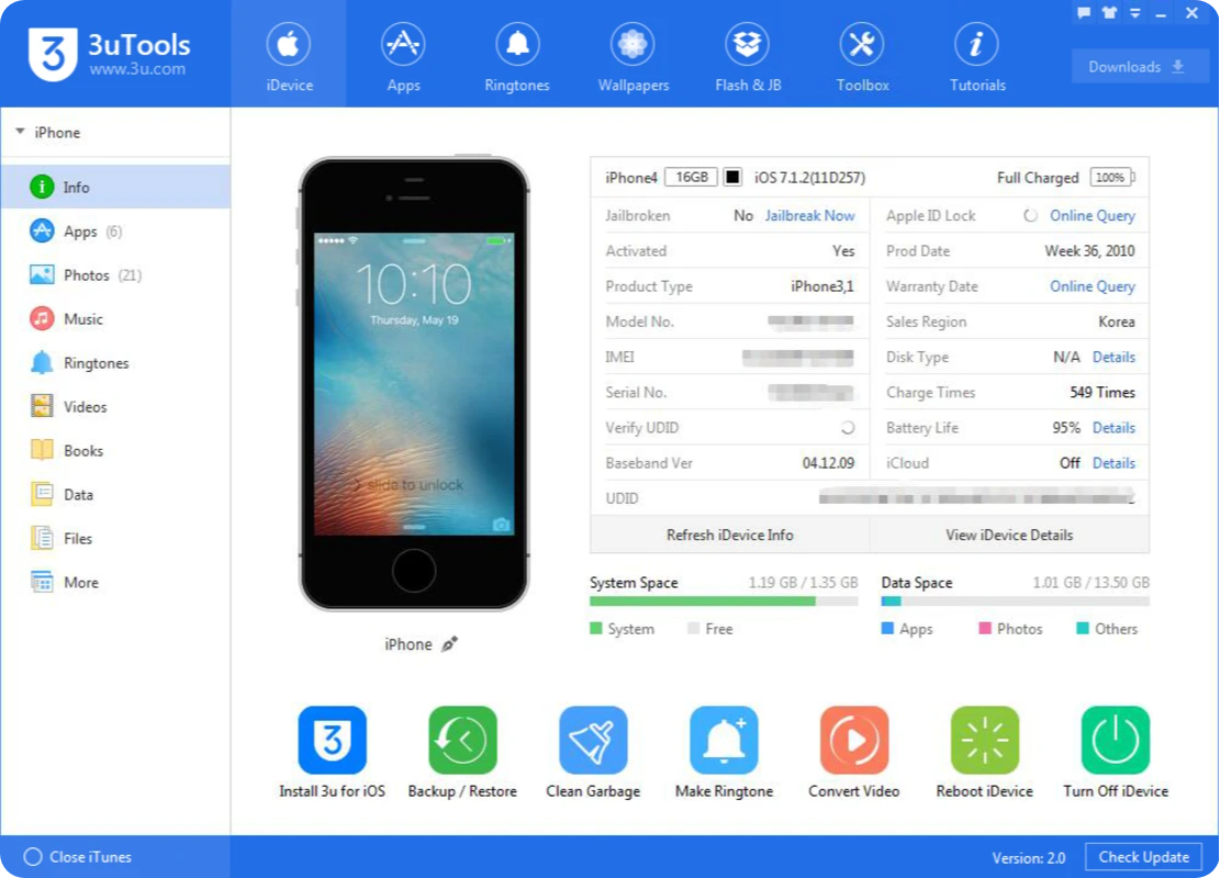 ReiBoot Alternative - 3uTools