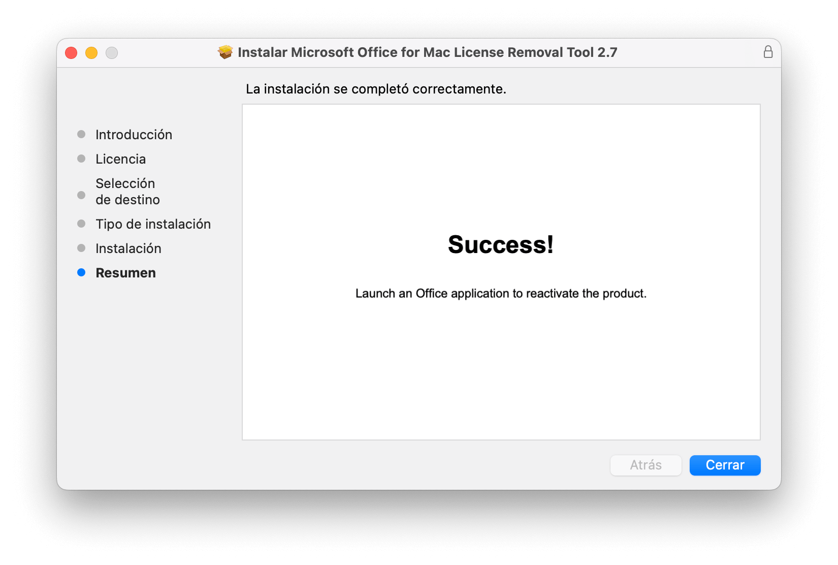 Cómo eliminar la licencia de Office de tu Mac
