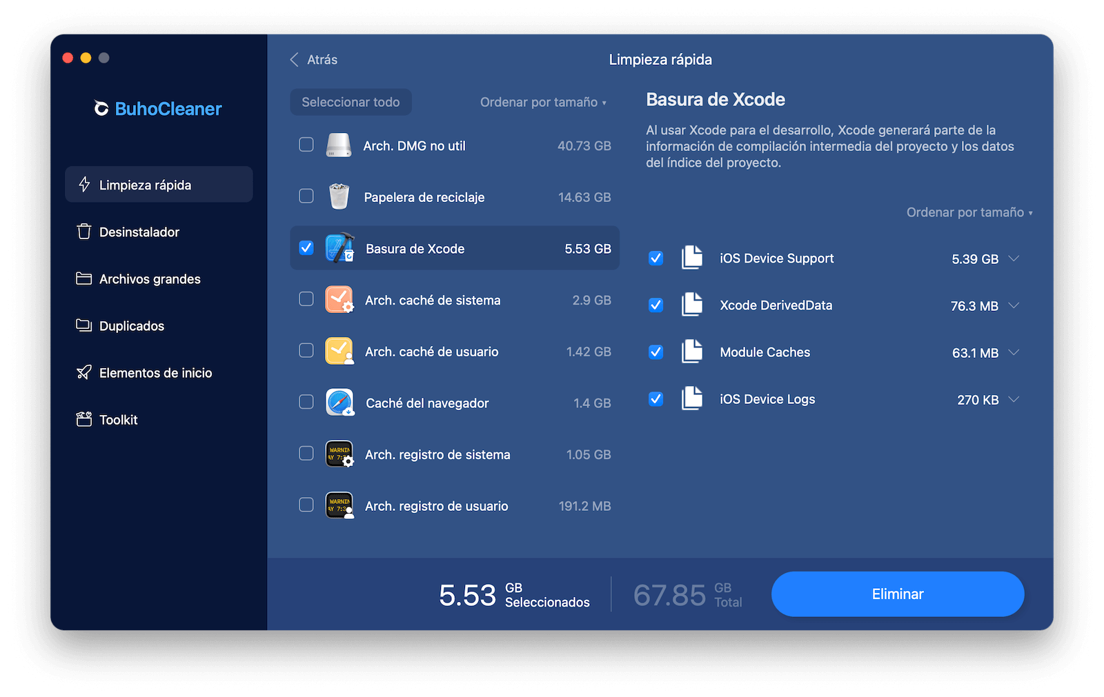 remove-unnecessary-files-xcode-buhocleaner.png