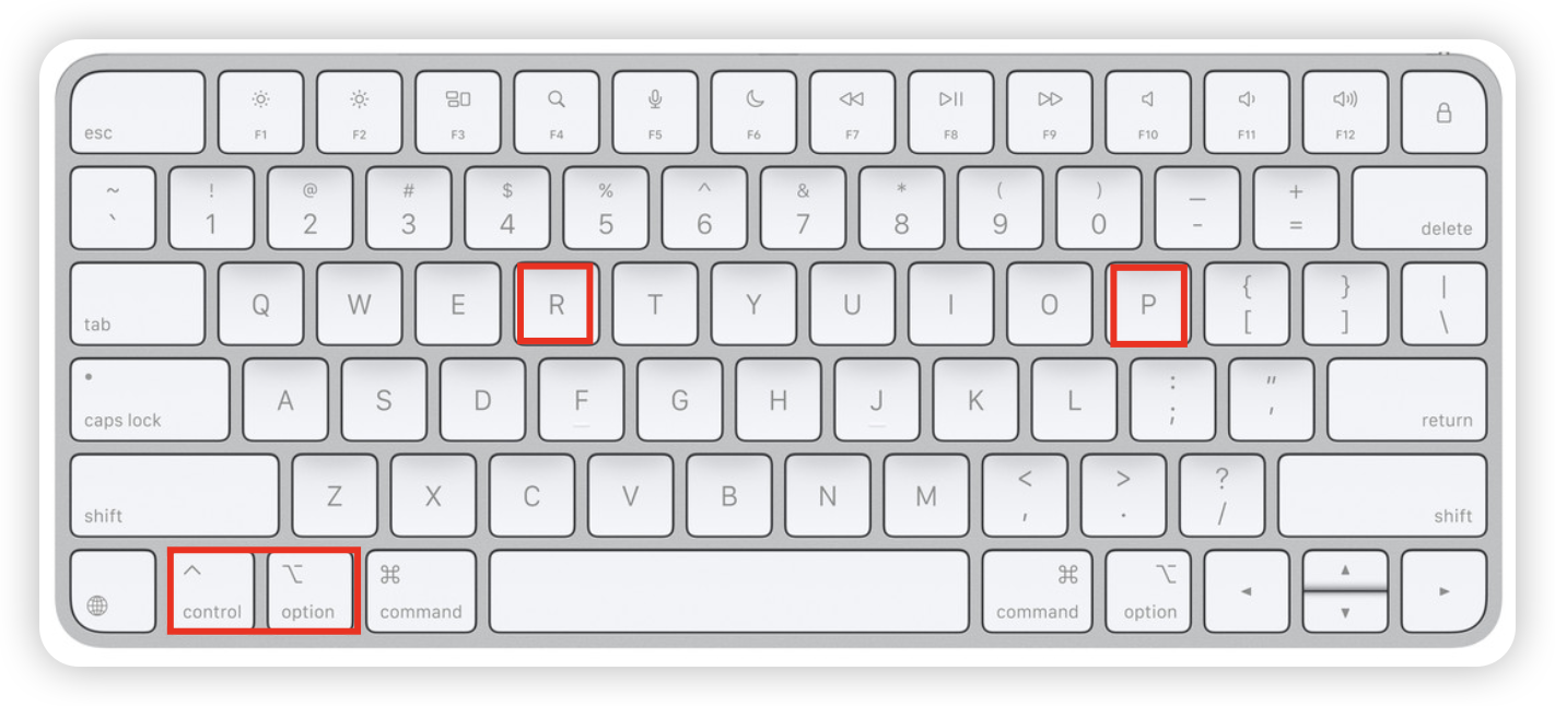 Reset NVRAM on Intel Macs