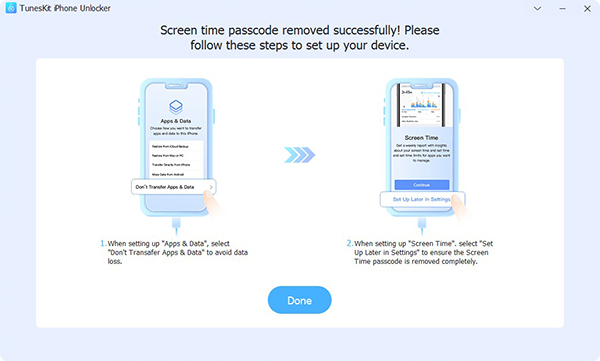 Screen Time Passcode Unlocked