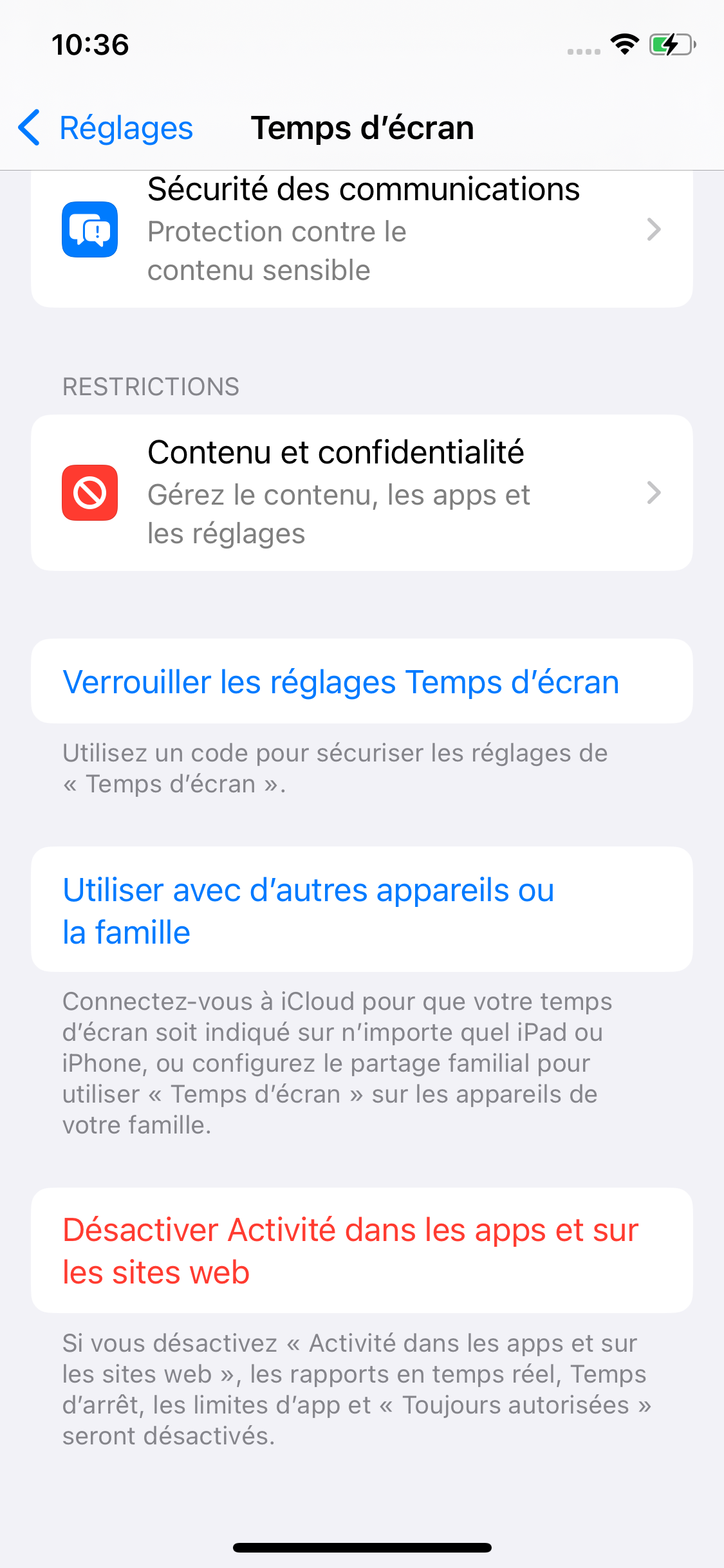 Définir le Code de Temps d'Utilisation