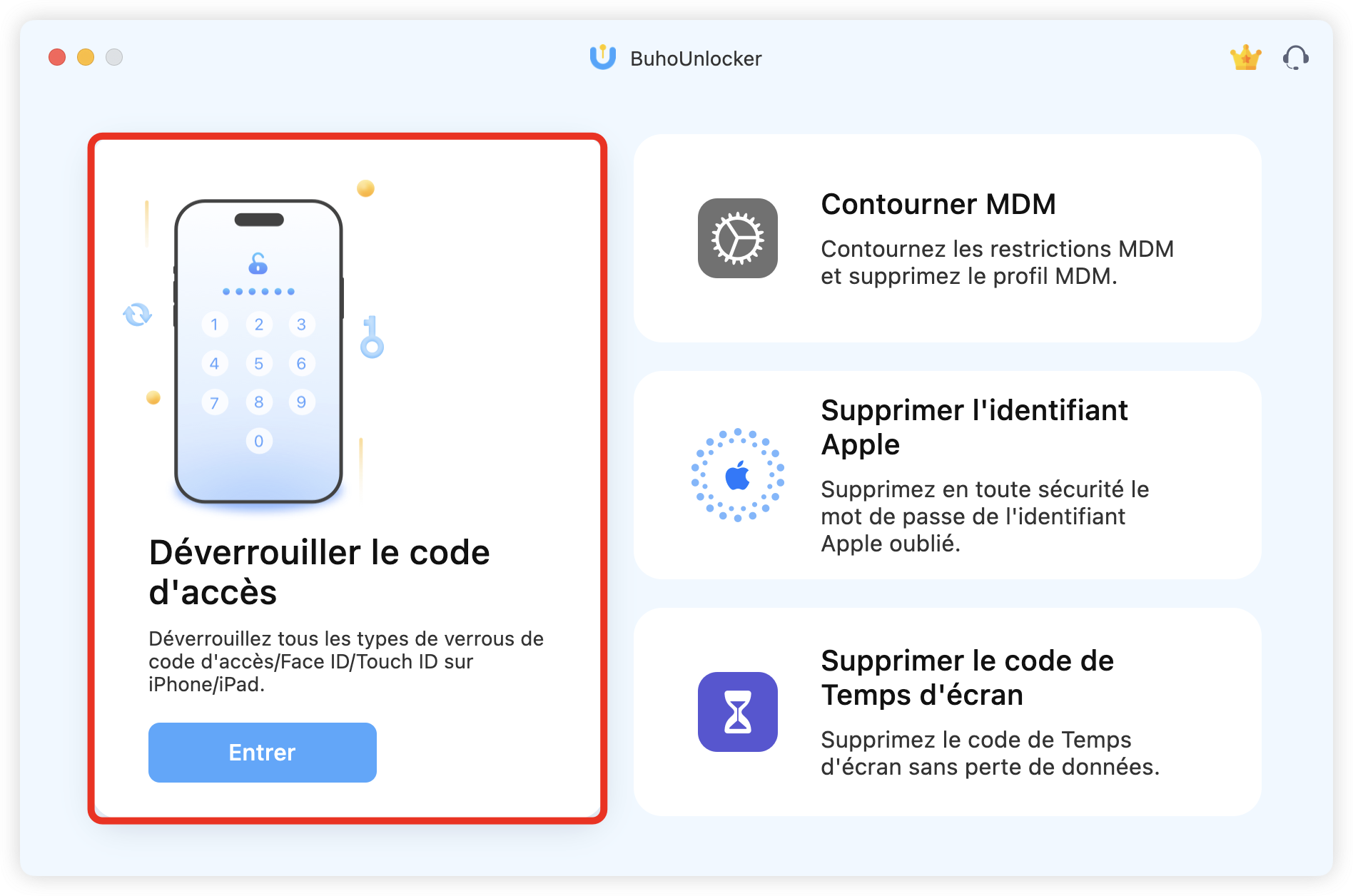 Supprimer code de écran