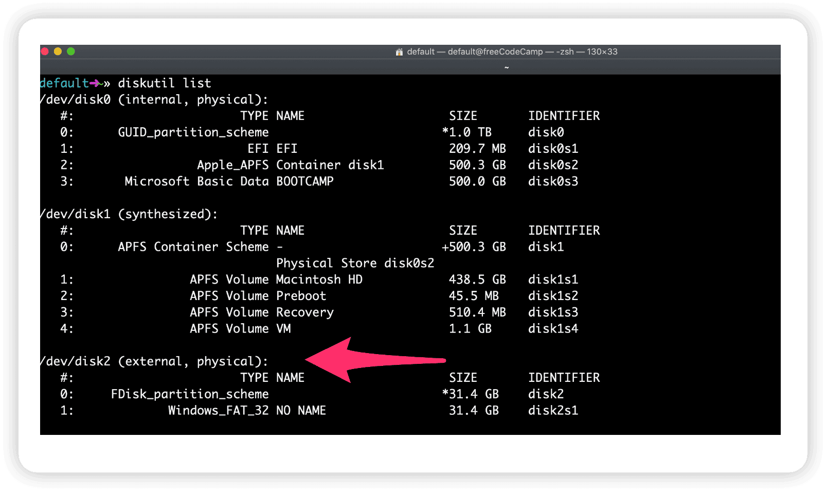 type-in diskutil-list-in-terminal.png