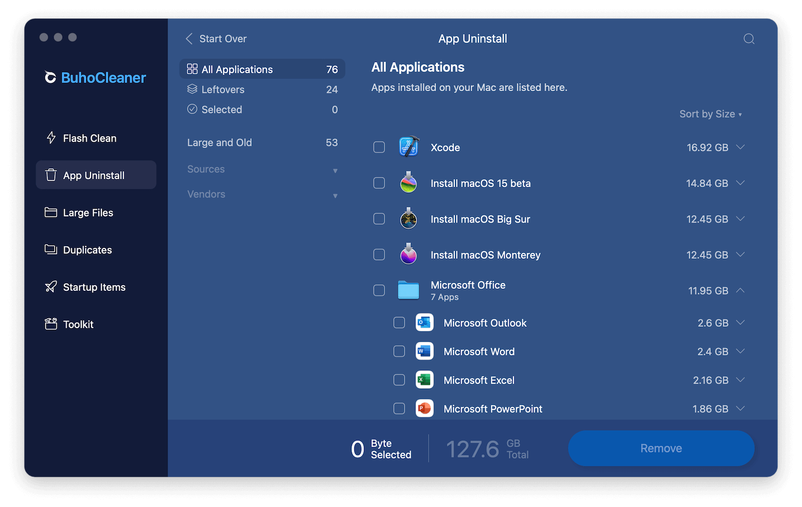 Completely Uninstall Apps on Mac with BuhoCleaner