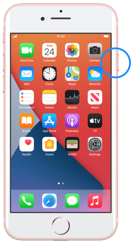 Shut Down an iPhone 6/7/8 Plus