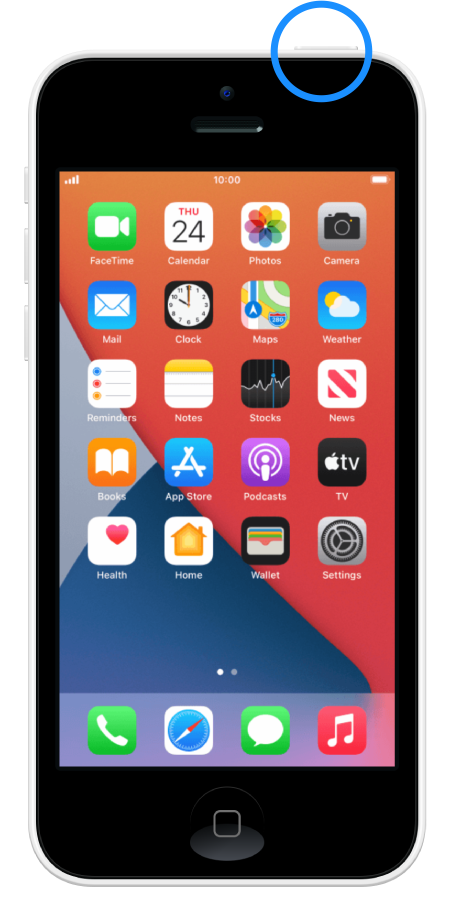 Shut Down an iPhone 5s/4s/4/SE