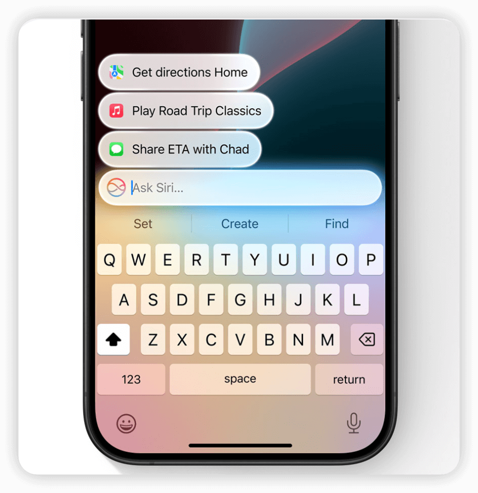 Usa Siri su iOS 18