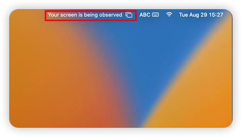 Your Screen Is Being Observed Icon
