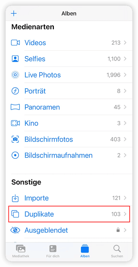 Doppeltes Album in Foto-App.png