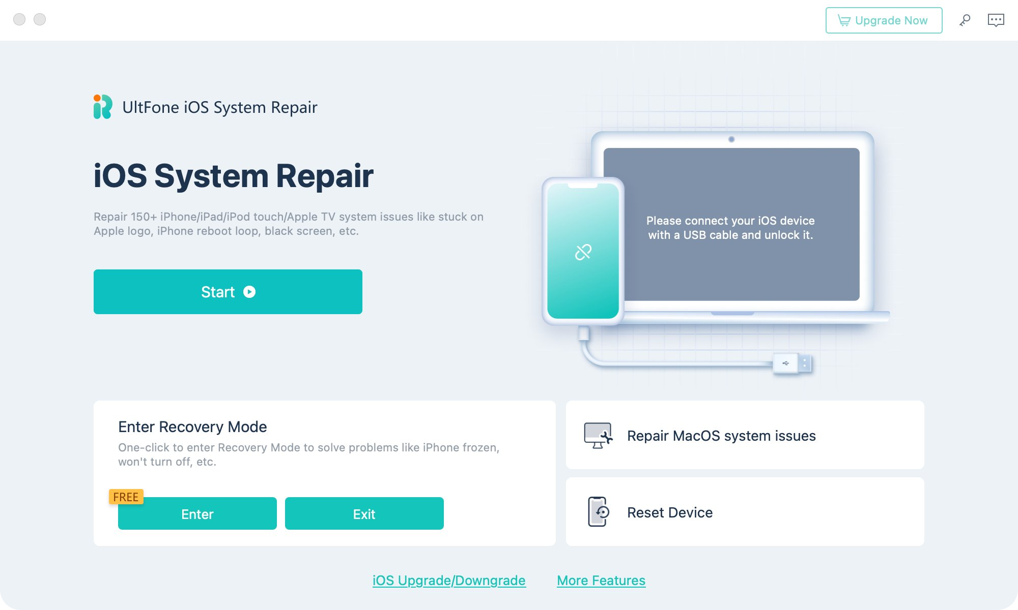 AnyFix Alternative - UltFone iOS System Repair