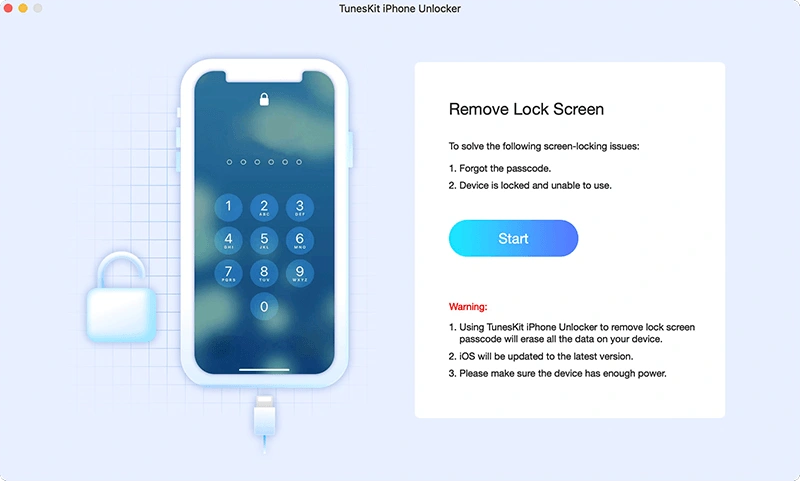 Alternativa Gratuita ao AnyUnlock - TunesKit