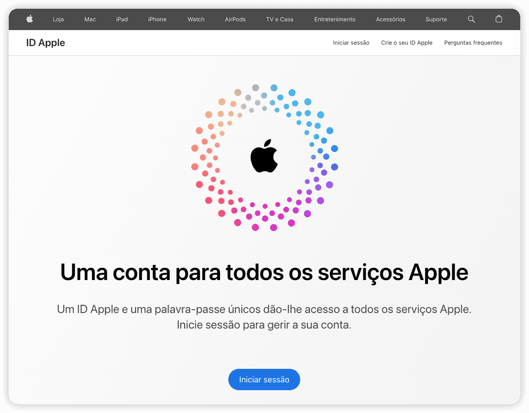 Apple ID sign in