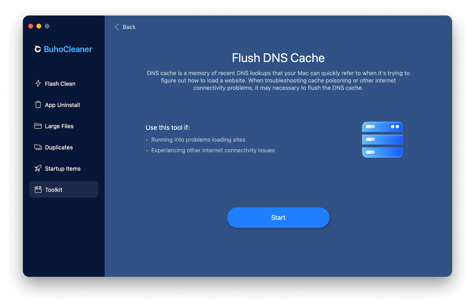 Flush DNS Cache on Mac with BuhoCleaner