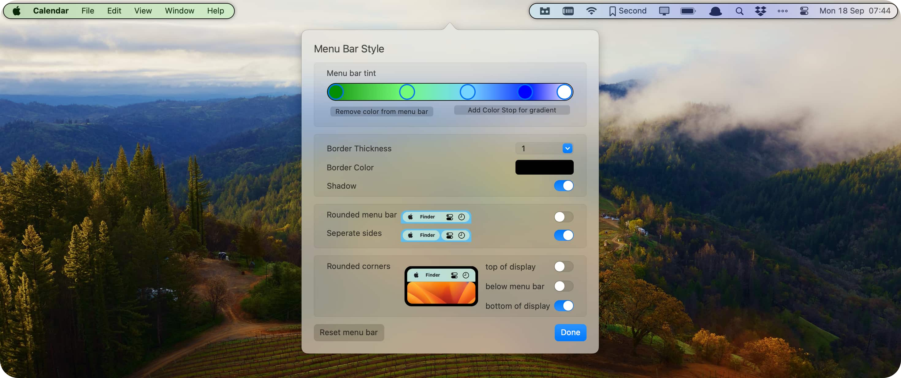 Bartender Interface