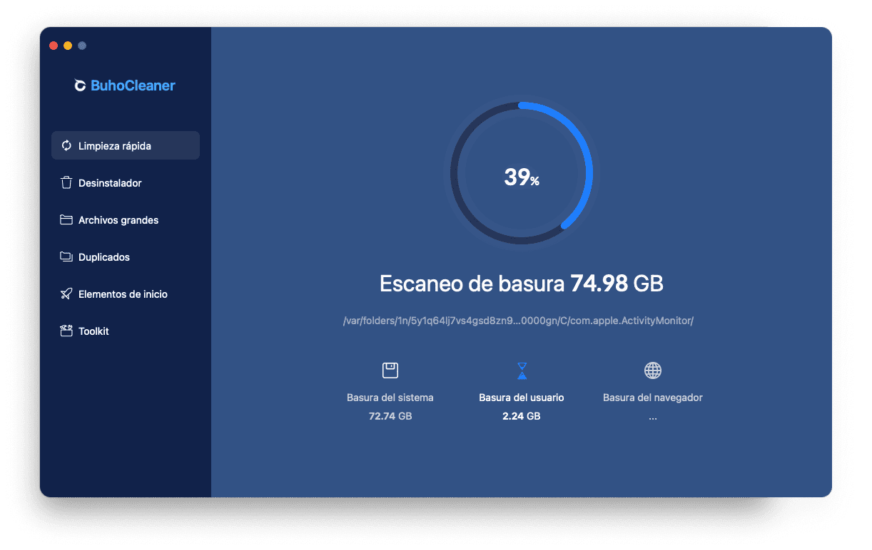 Quickly Clean up Mac with BuhoCleaner