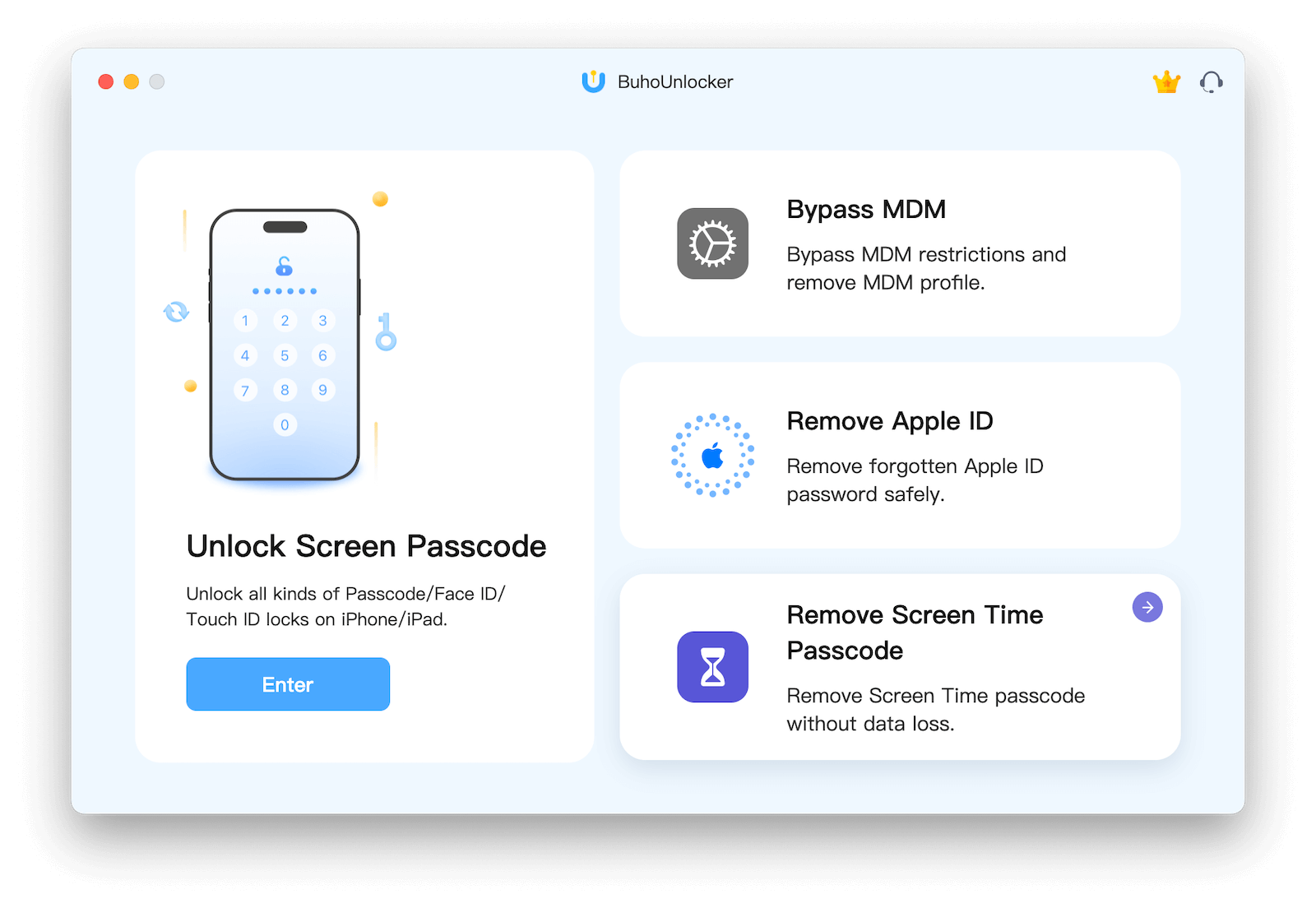 BuhoUnlocker Screen Time Passcode