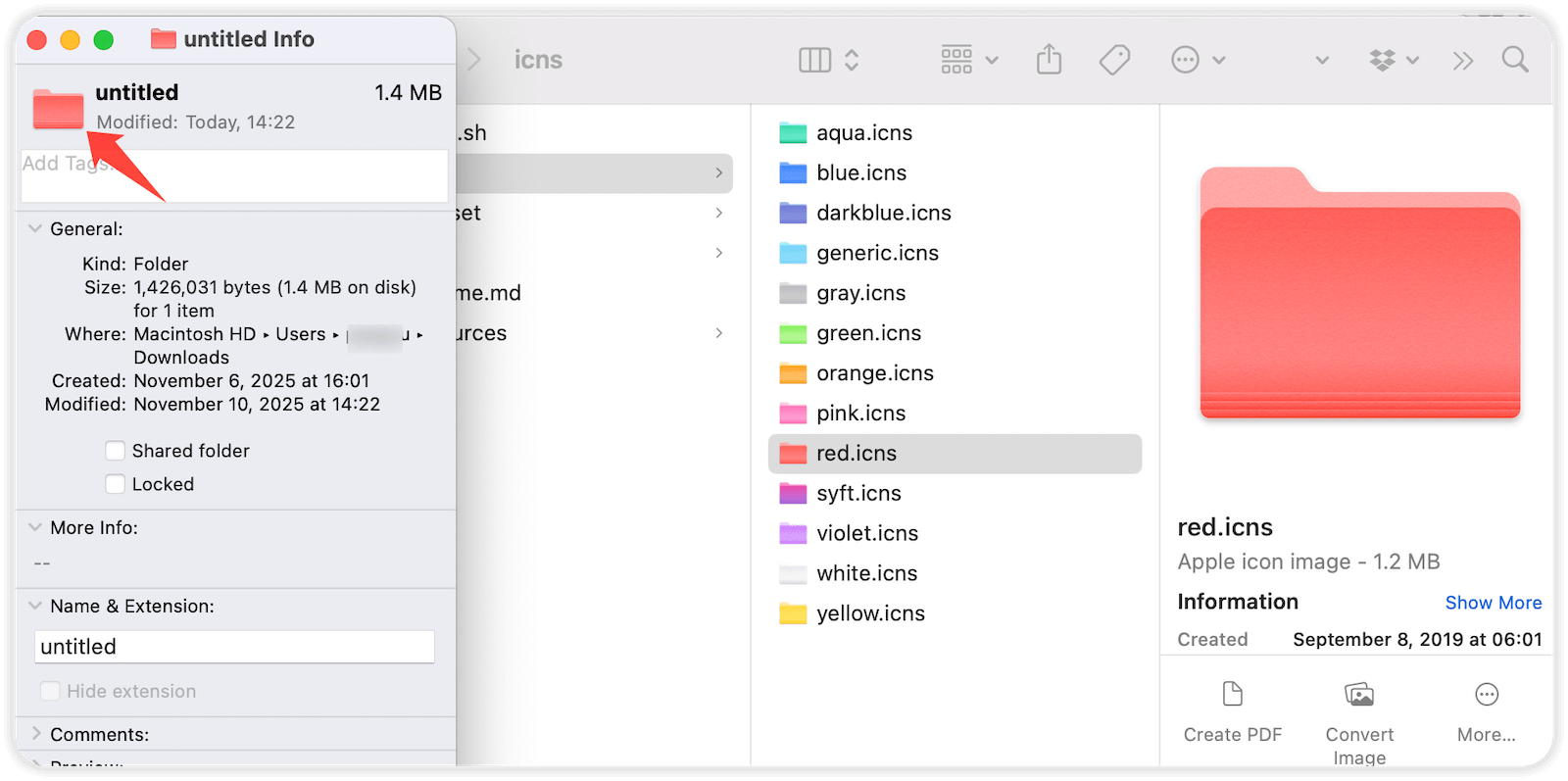 Change Folder iCon to Change Folder Colore on macOS Sequoia