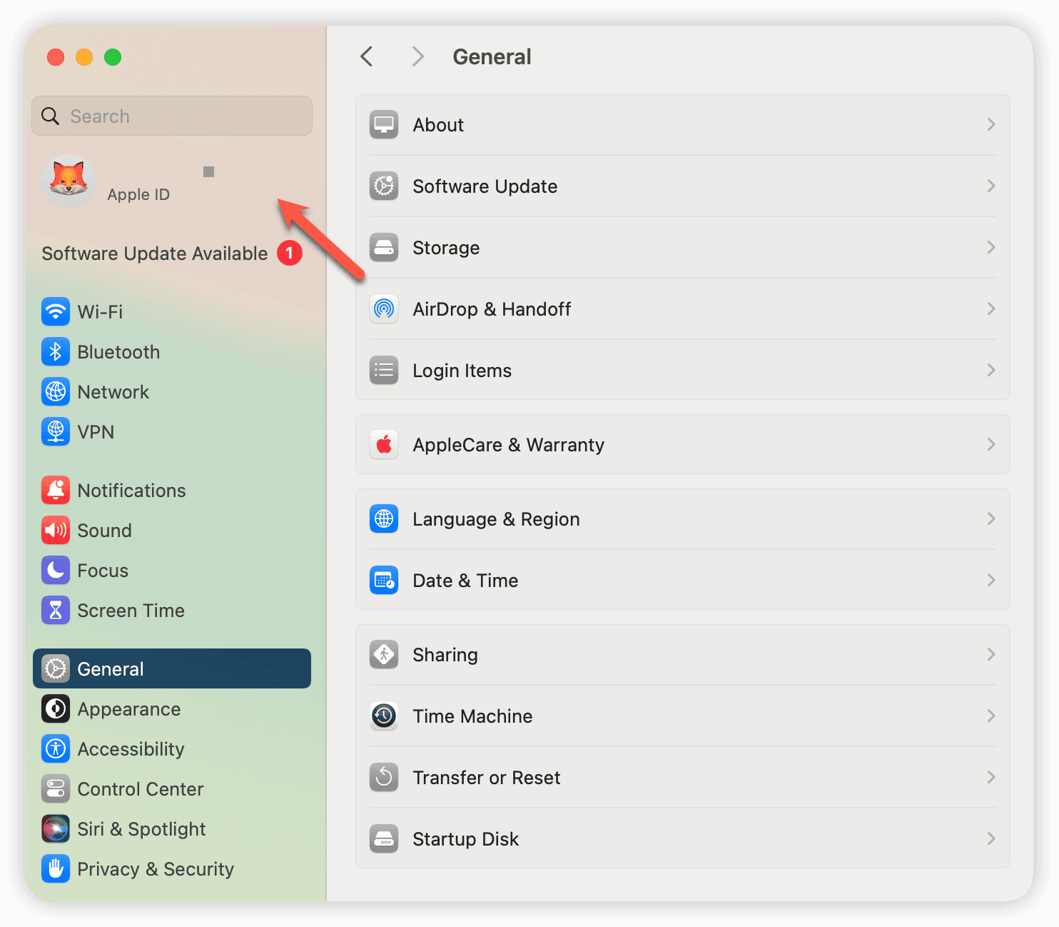 Check Apple ID on Mac