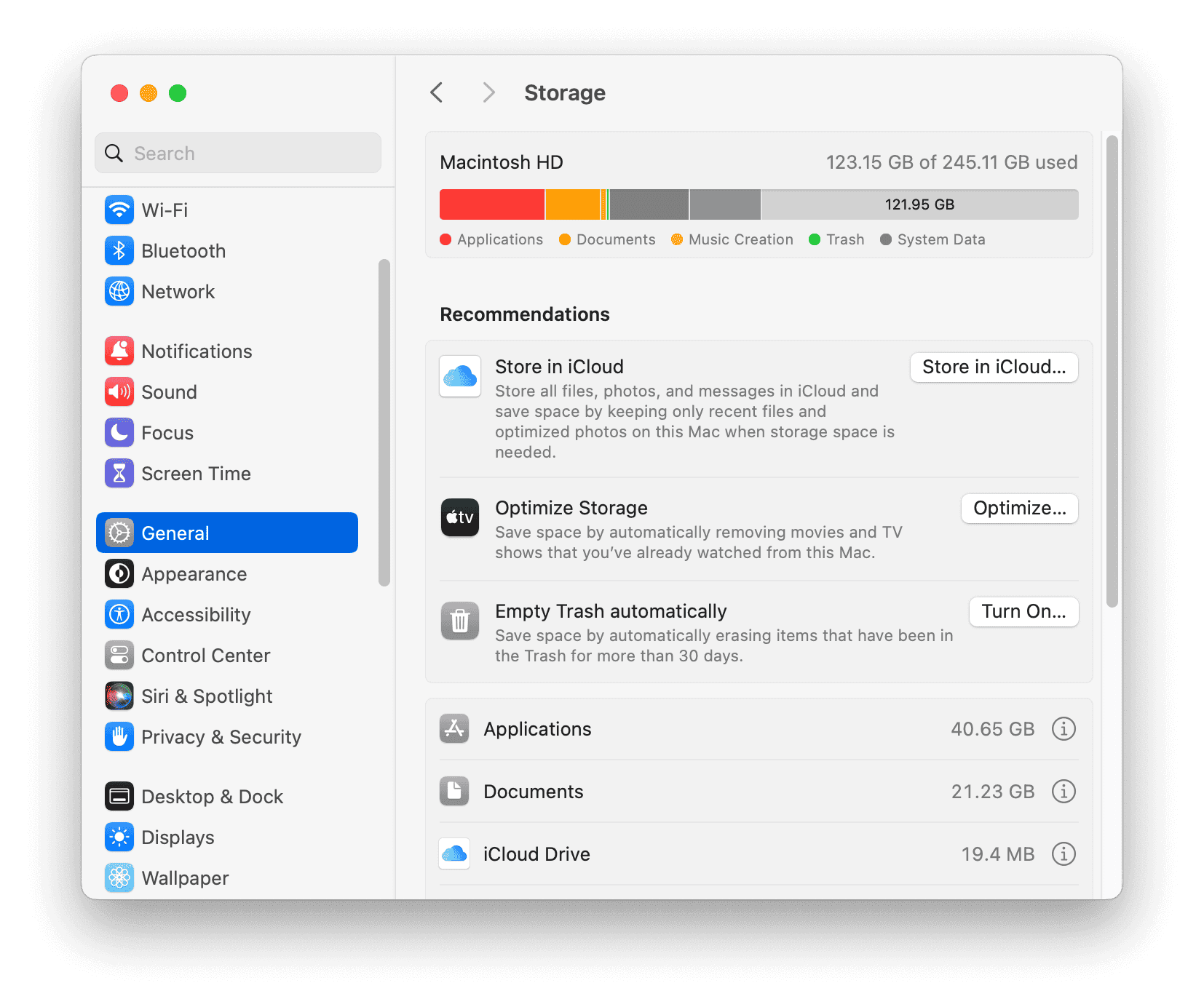 Check Mac Storage