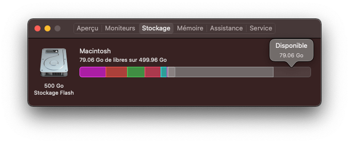 Check Storage Space