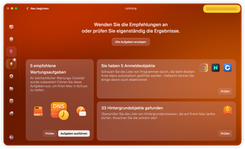 CleanMyMac-Tool zur Leistungsoptimierung