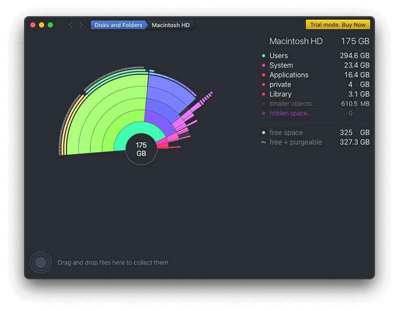 Meilleurs analyseurs d'espace disque Mac - DaisyDisk