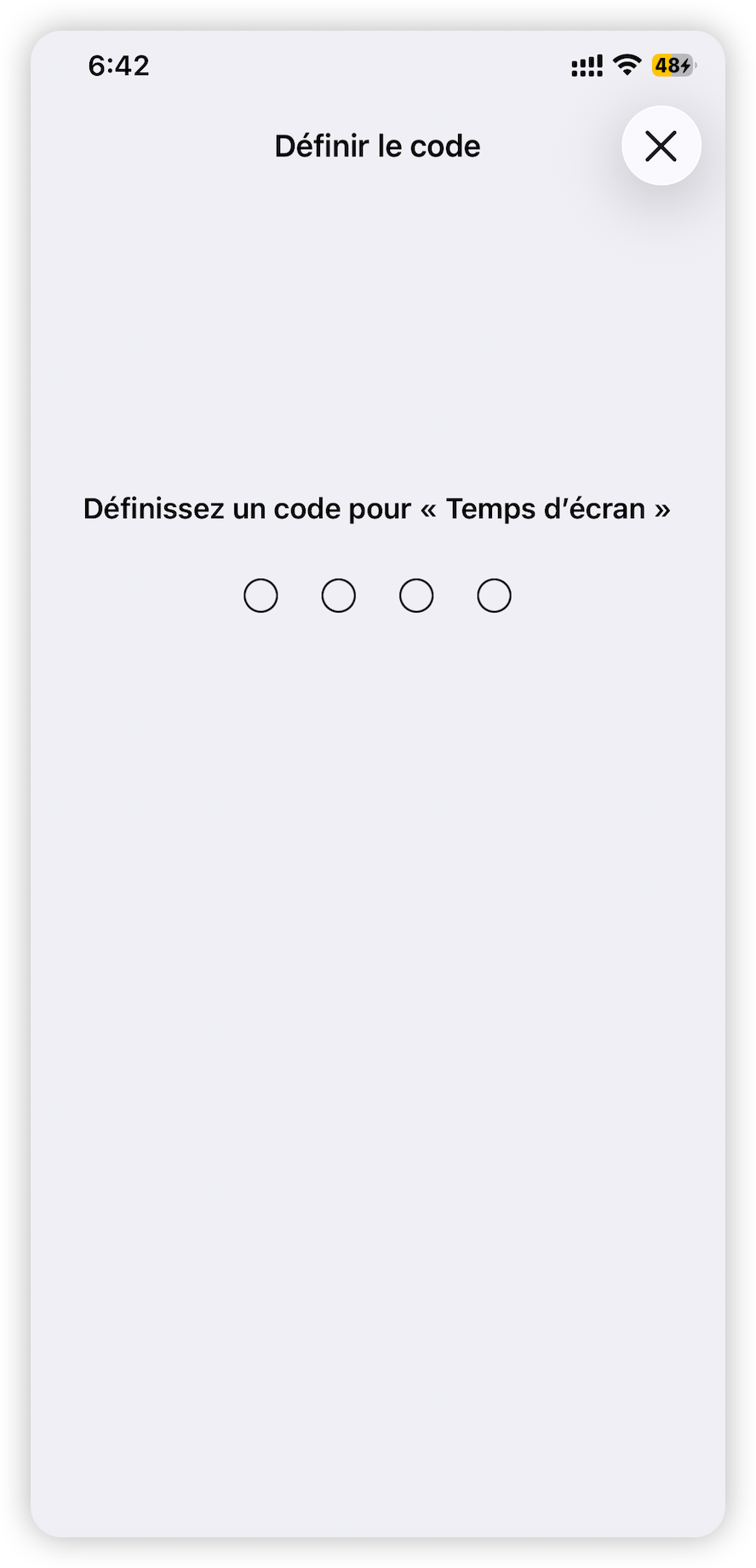 Temps d'écran