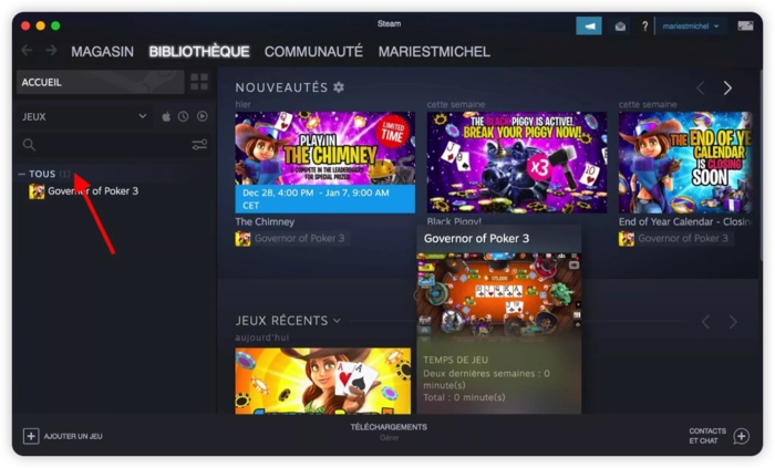 Désinstallez Steam