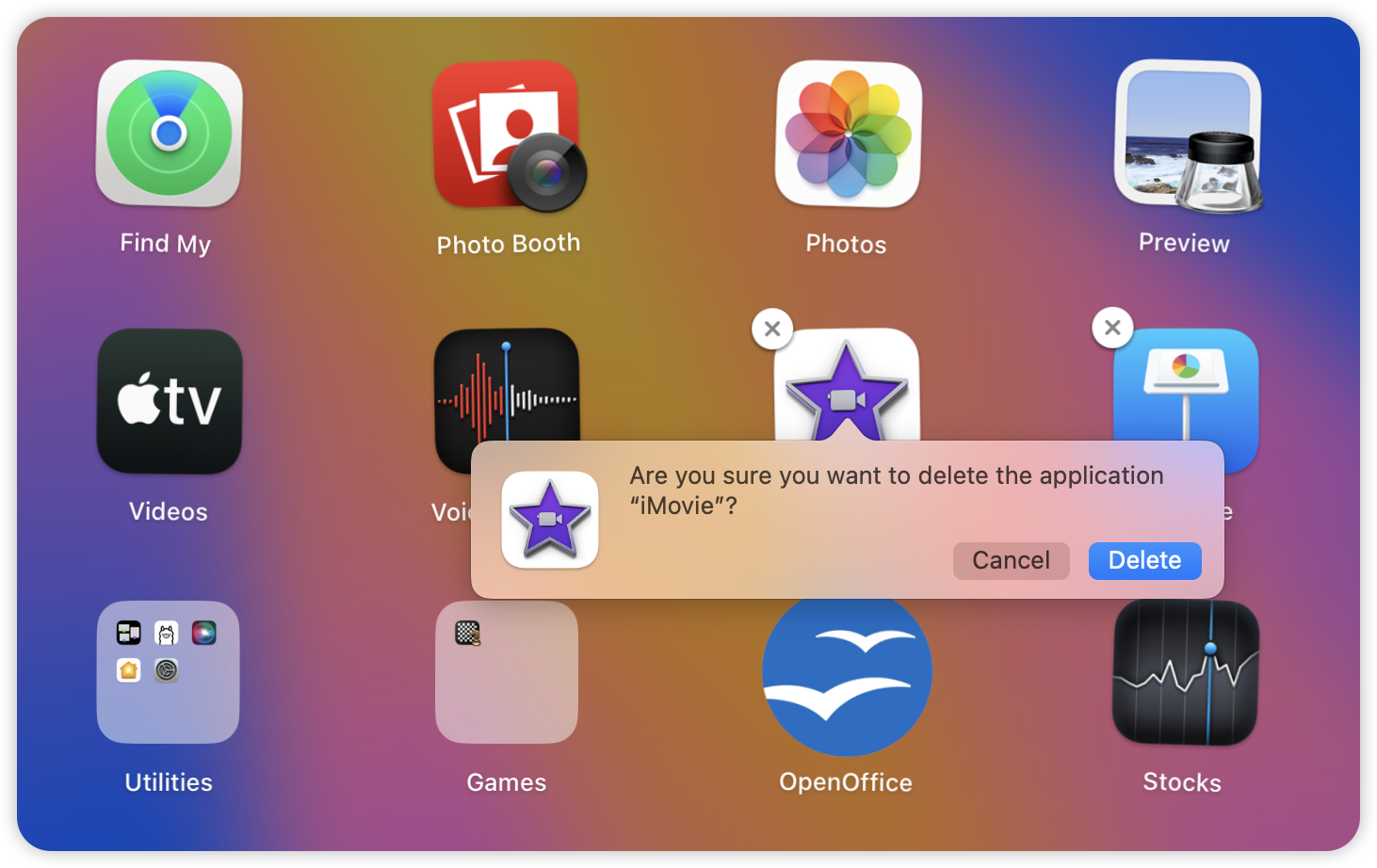 Delete Apps from Launchpad on Mac