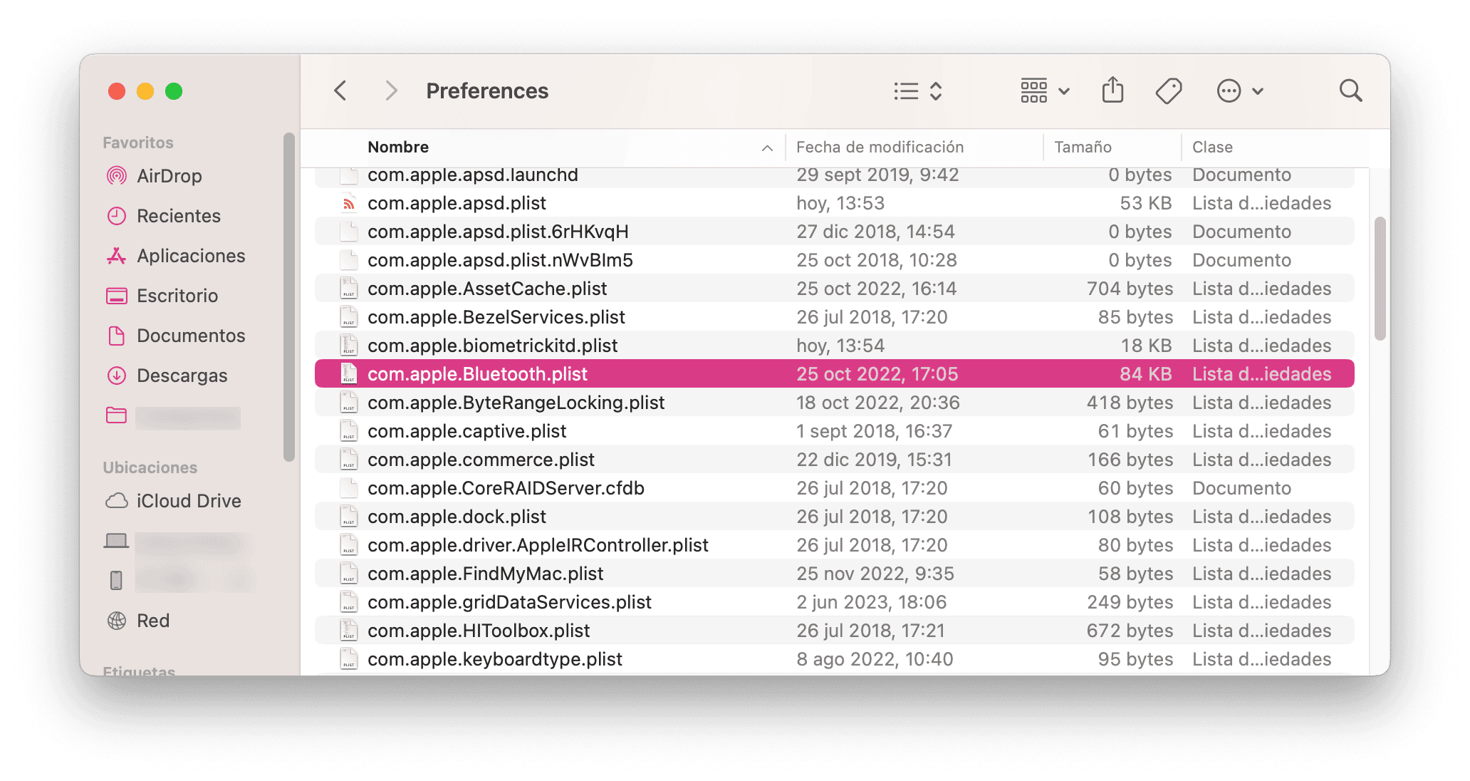Delete Bluetooth Plist Files
