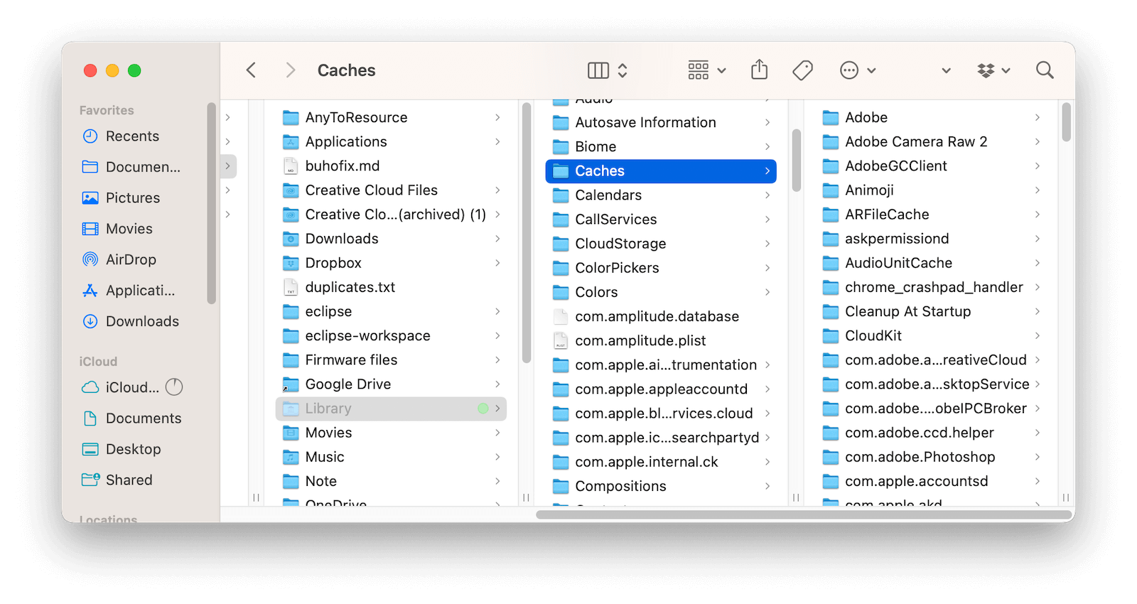 Manually Clear Caches on Mac