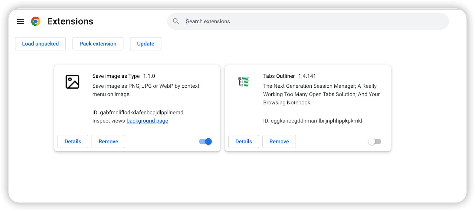 Delete Chrome Extensions