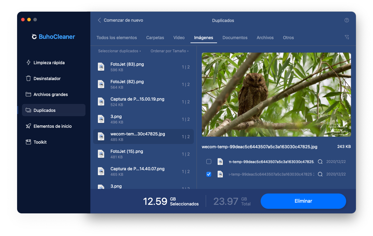 Find and Delete Duplicate Files on Mac with BuhoCleaner