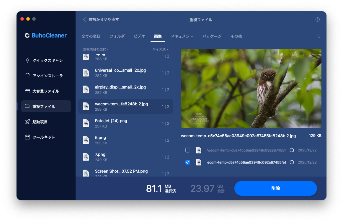 Delete Duplicate Photos with BuhoCleaner