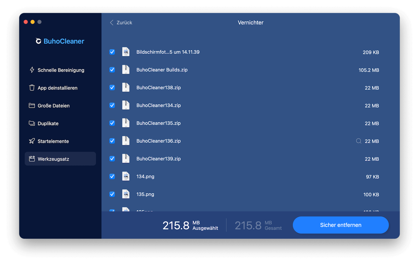 Permanently Delete File son Mac with BuhoCleaner