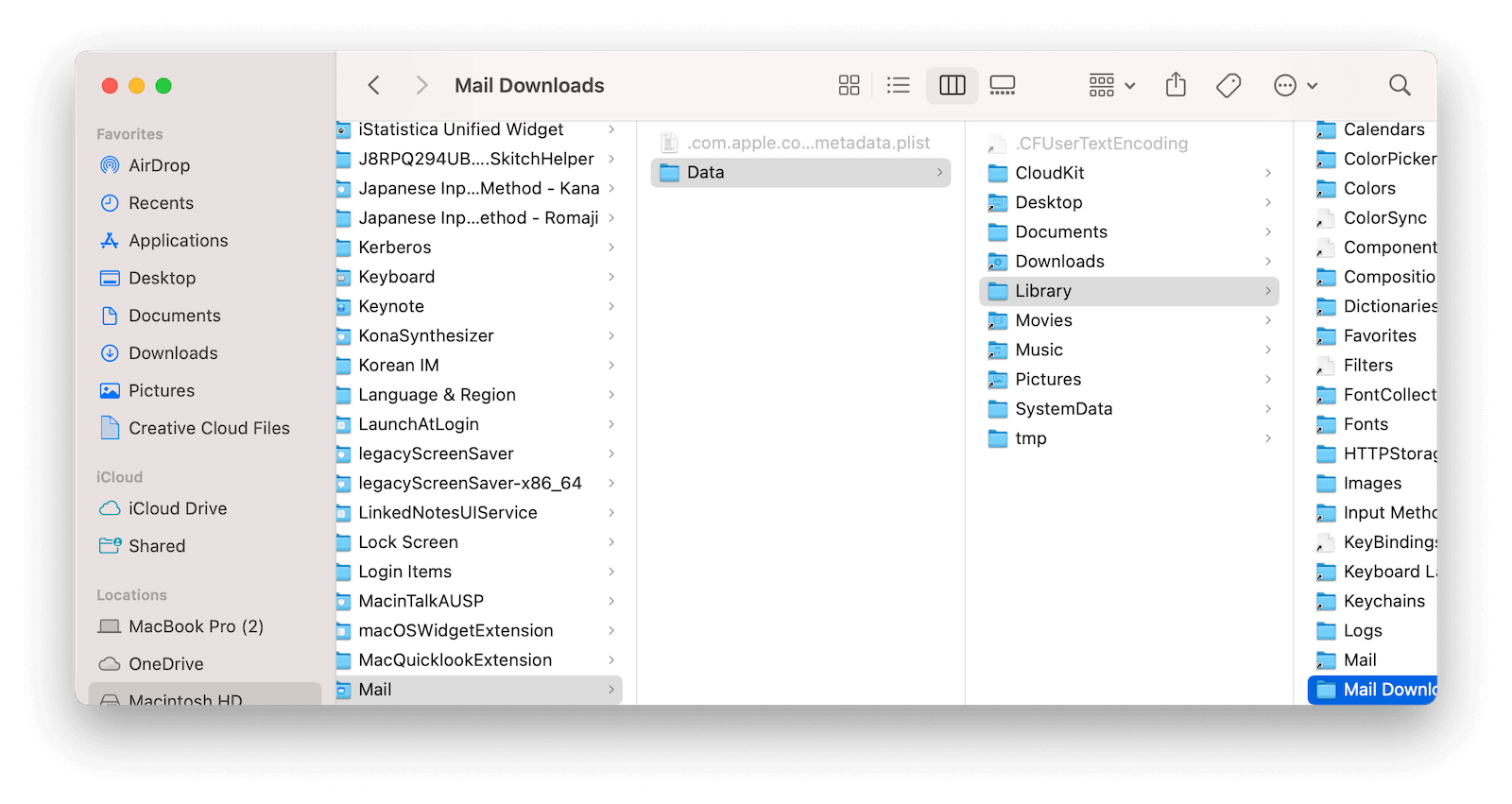 Delete Mail Attachments Using Finder