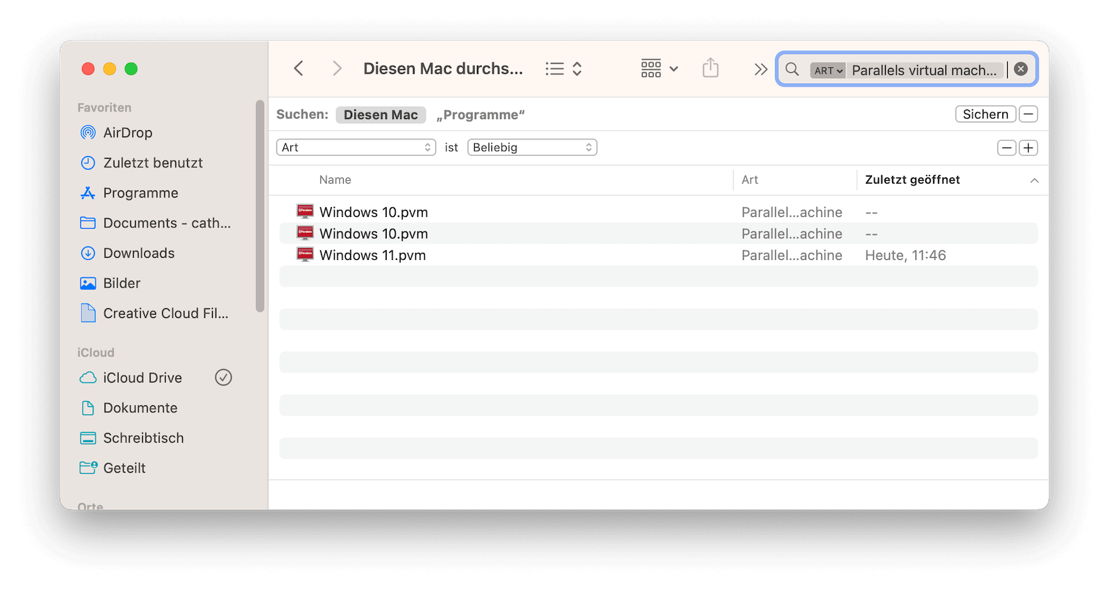 Delete Paralles Virutal Machines on Mac