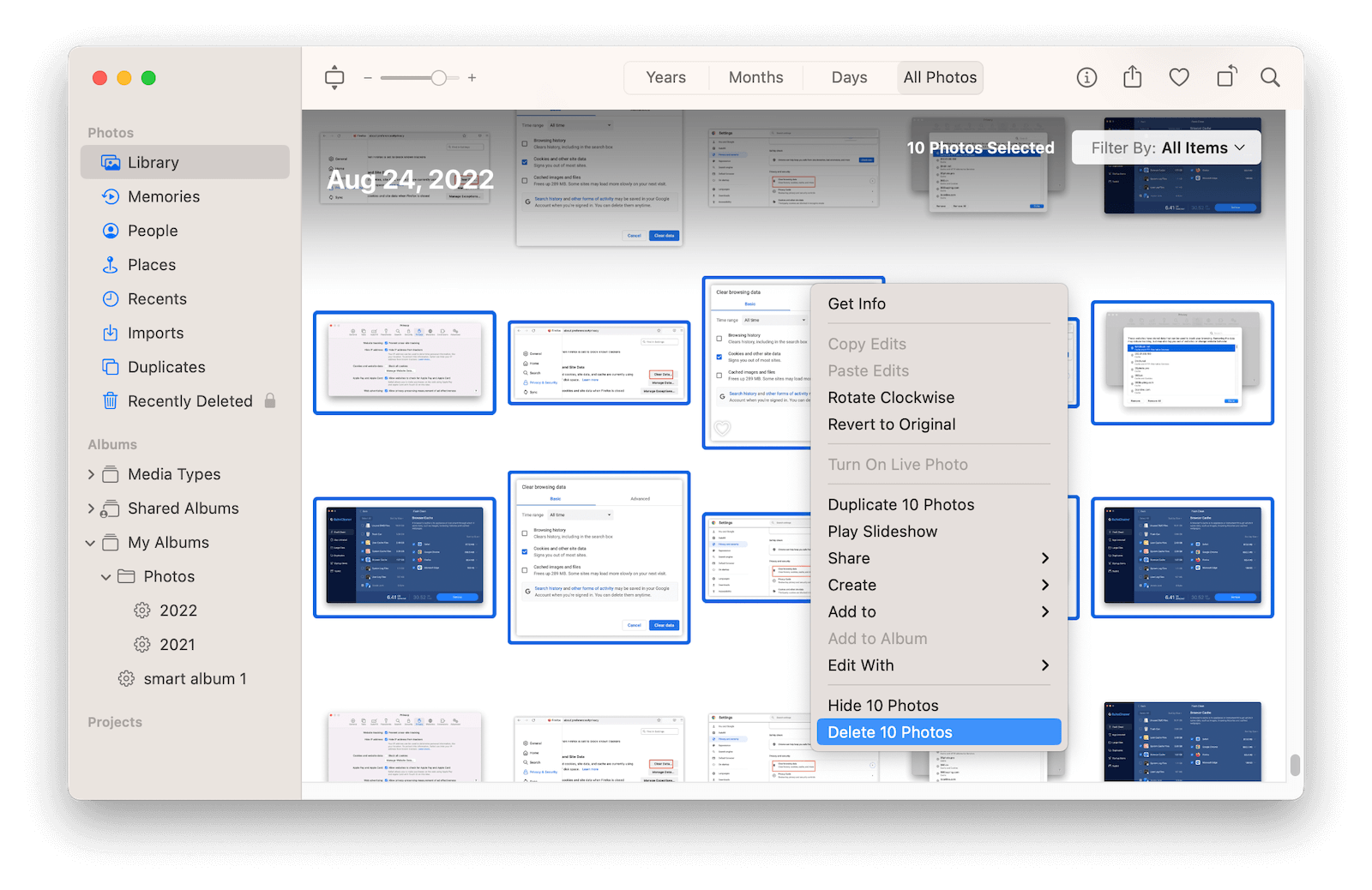Hoe foto's verwijderen met Foto's-app om ruimte vrij te maken op Mac