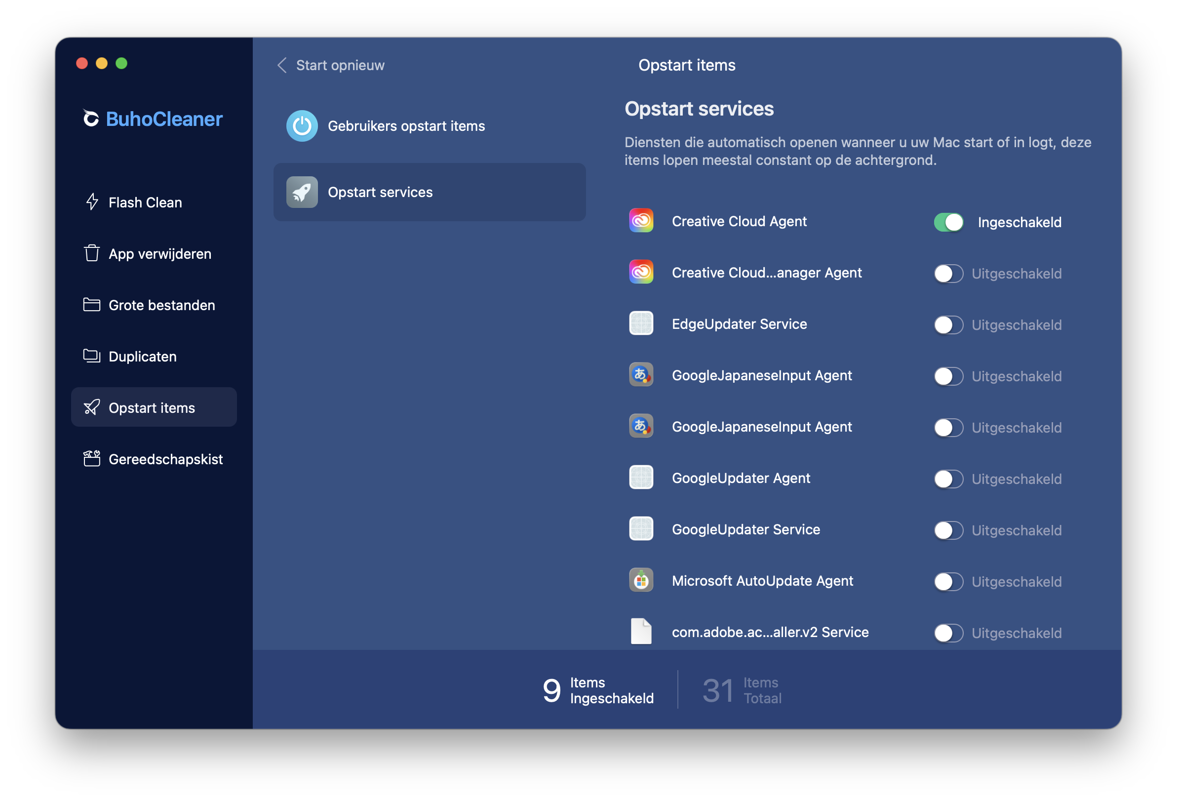 Snel opstartservices en launch agents uitschakelen op Mac