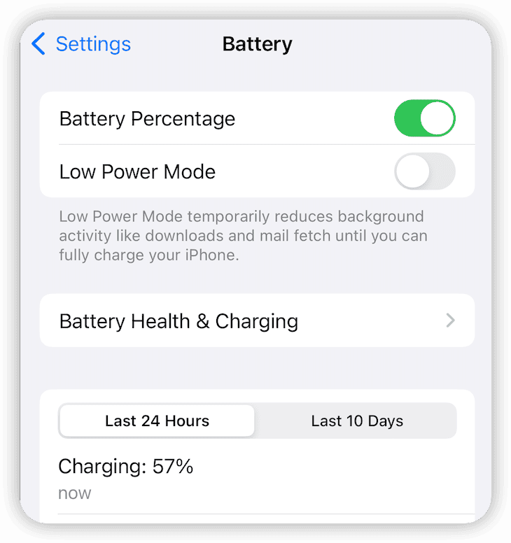 Disable Low Power Mode on Mac