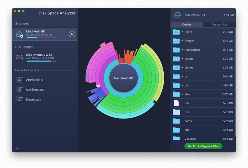 最佳 Mac 磁碟分析工具 - Disk Space Analyzer