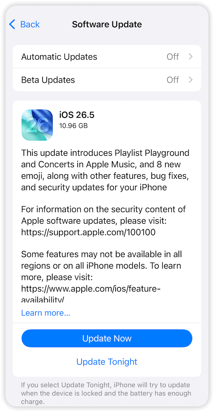 Download and Install iOS 26.5.1