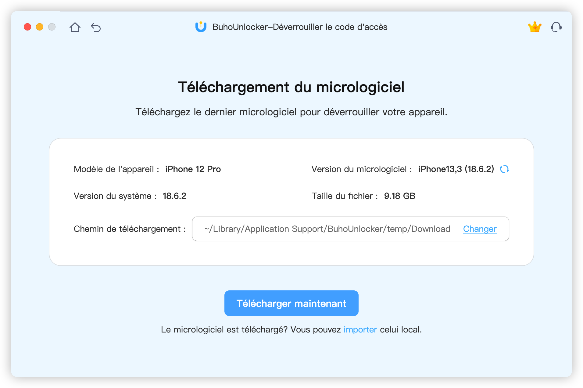 Télécharger le firmware pour iPhone
