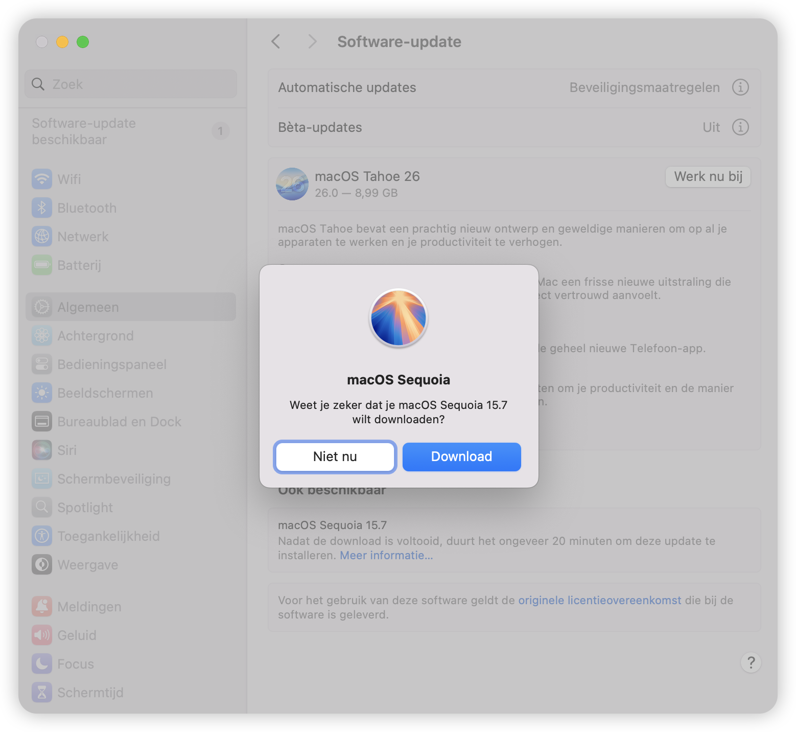 Download de macOS Sequoia installer