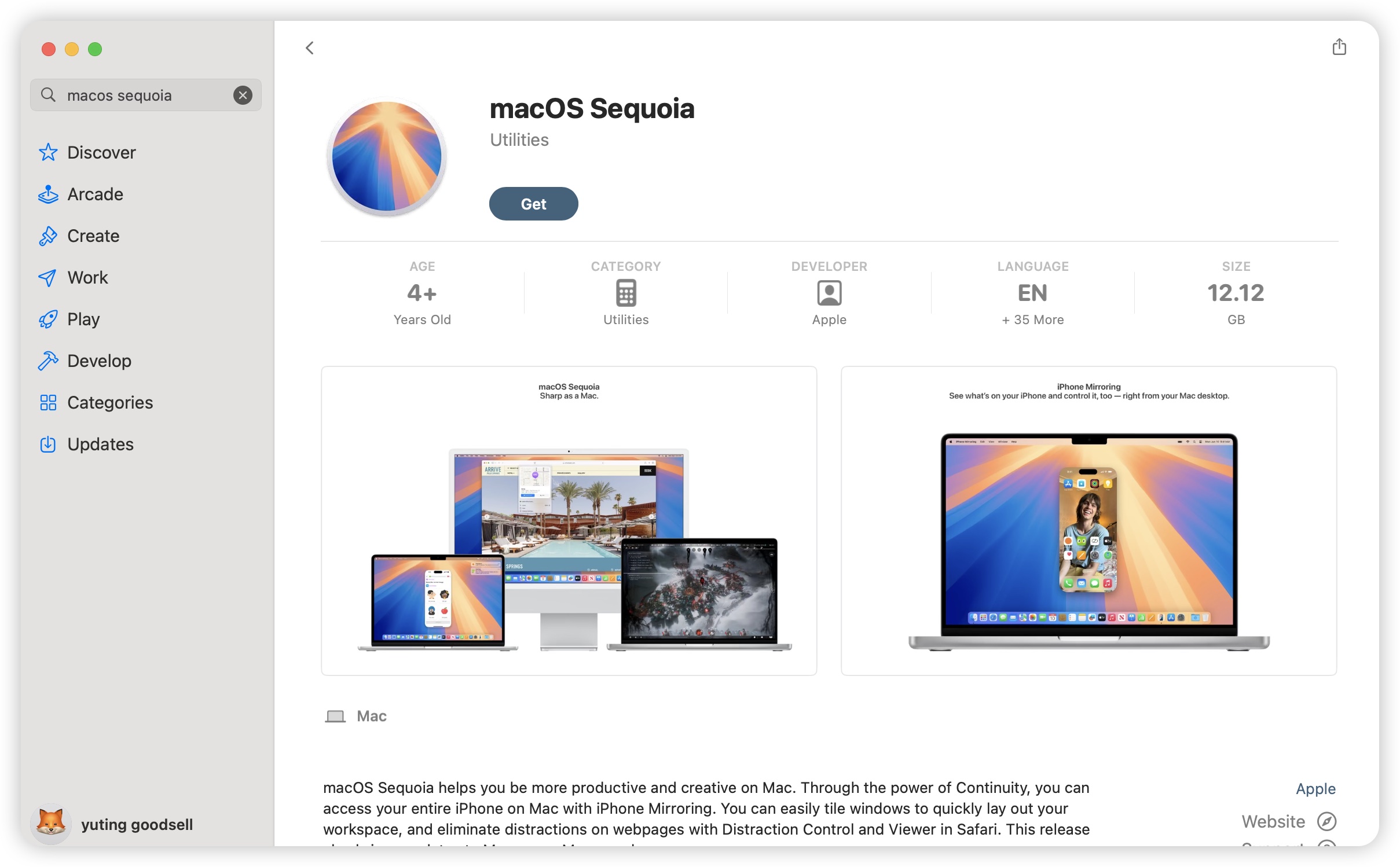 How to download macOS Sequoia in the App Store