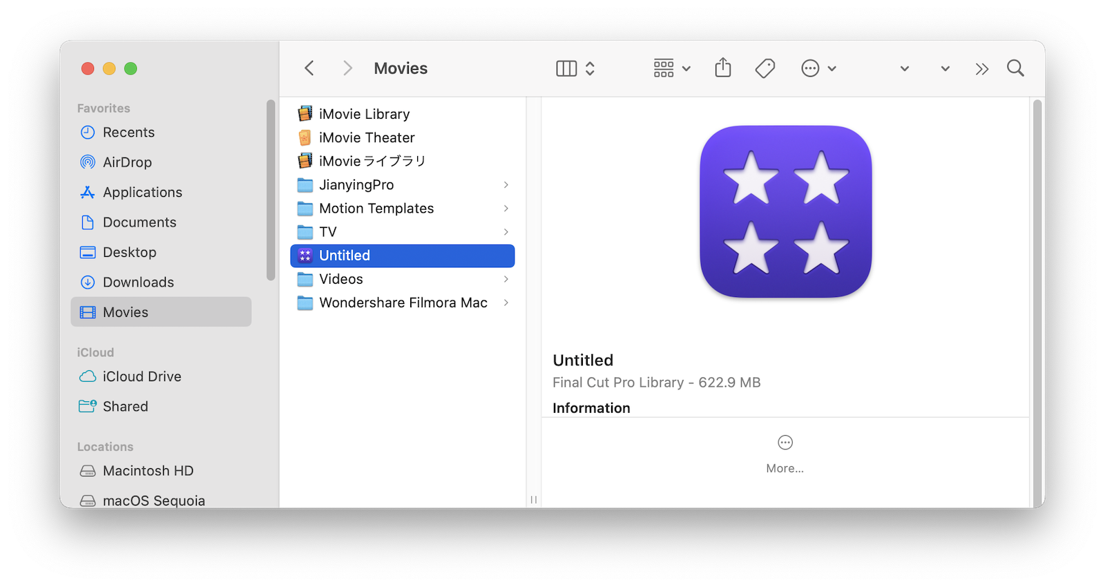 Final Cut Pro Library