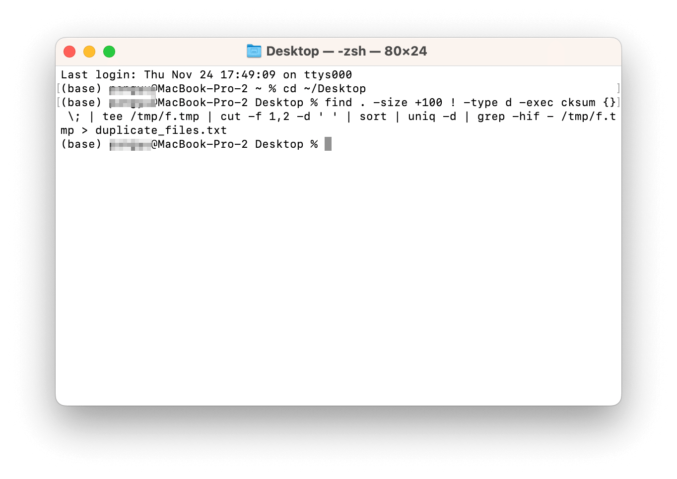 Find and Delete Duplicate Files with Terminal