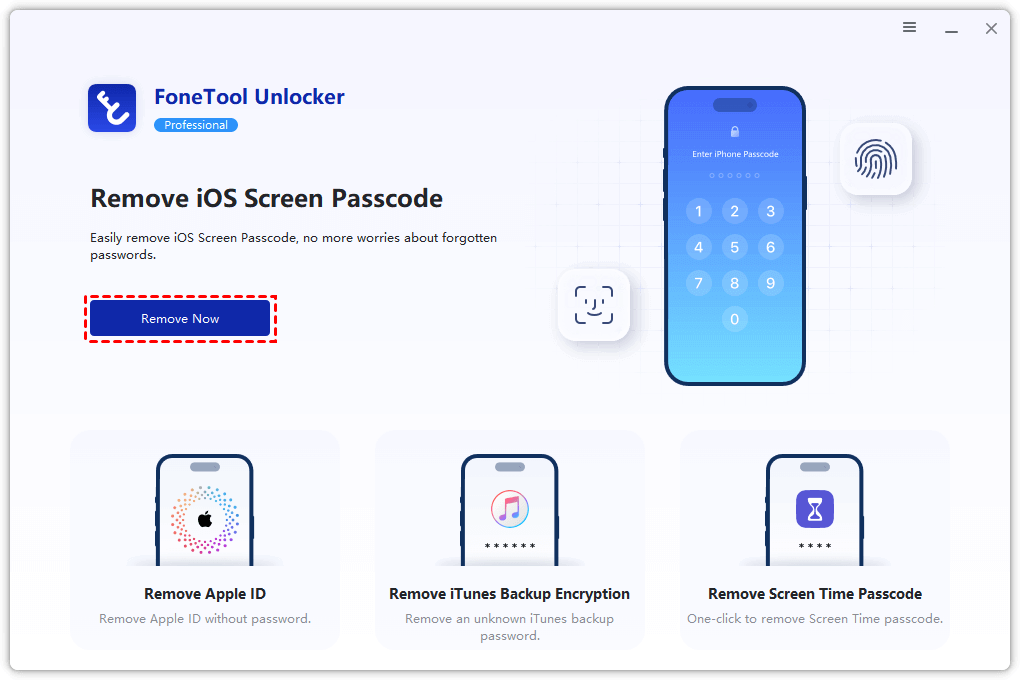 FoneTool Unlocker - Unlock Screen Passcode