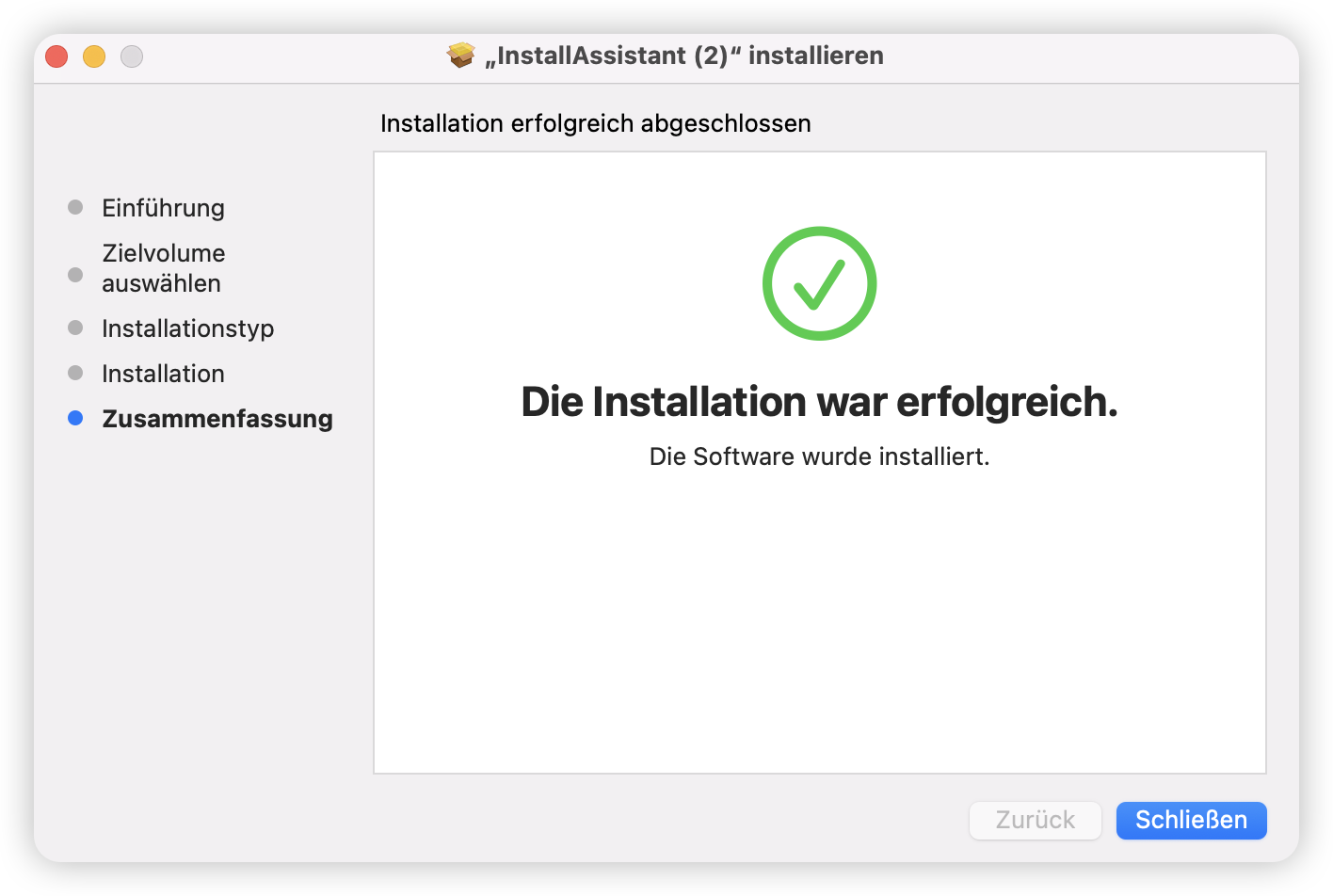 macOS Tahoe 26.5 Installer erhalten